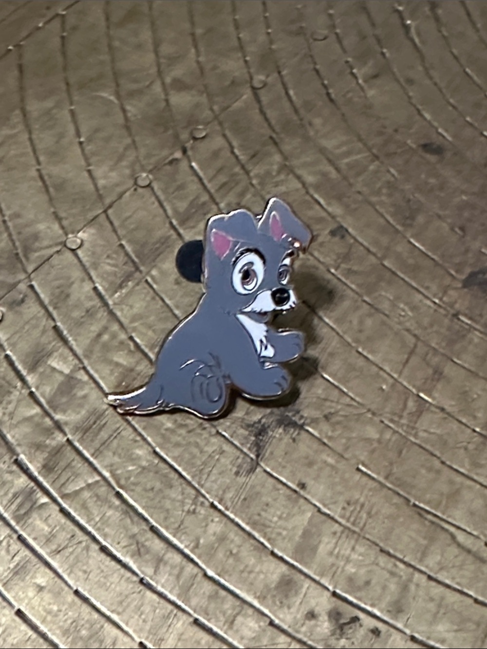 Disney Parks Lady and the Tramp SCAMP Collectible Enamel Pin